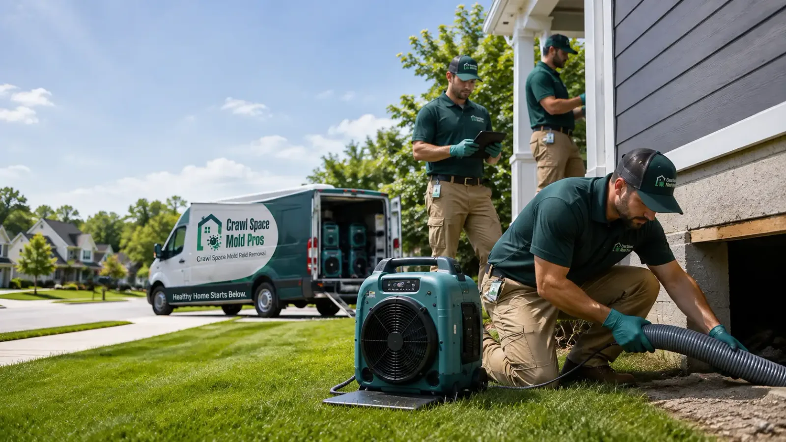 Crawl Space Mold Removal in Mclean, NY